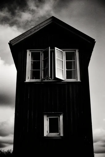 Raw Cinematic Noir style reference image — desaturated cool tones