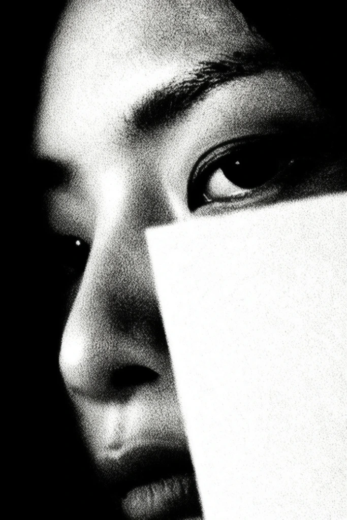 Gritty Chiaroscuro Noir style AI image example 2