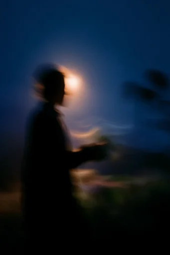 Luminous Nocturnal Chiaroscuro moodboard — generate AI images in this style