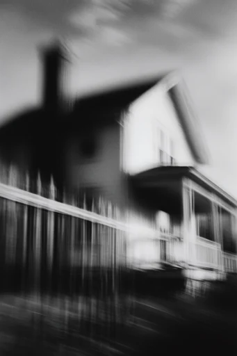 Kinetic Noir Grain style reference image — motion blur