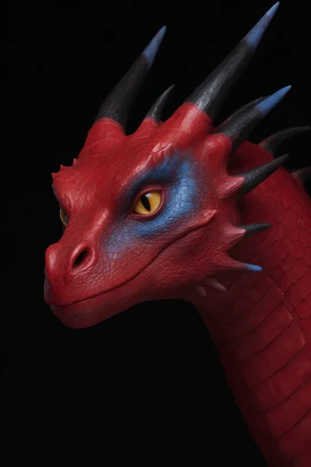 Graphic Crimson Minimalism style reference image — sharp studio lighting