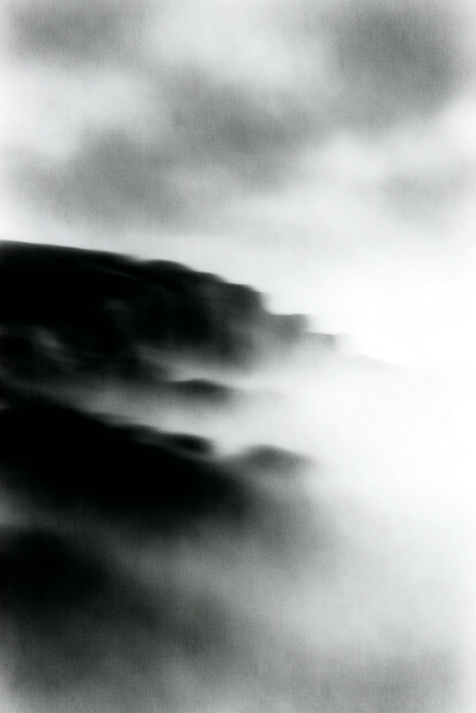 Ethereal Monochrome Abstraction style AI image example 2