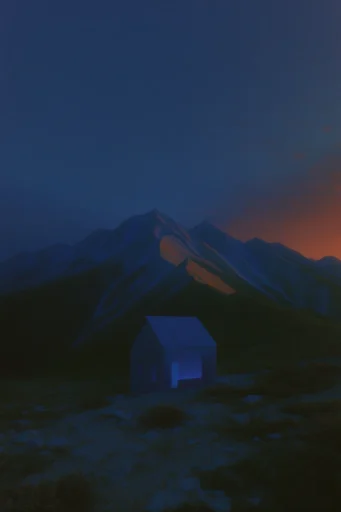 Luminescent Liminal Melancholy style reference image — liminal space