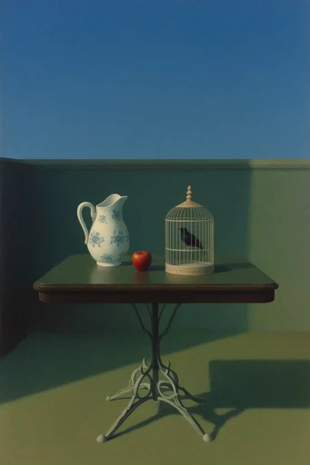 Surrealist Liminal Horizons style reference image — surrealist landscape