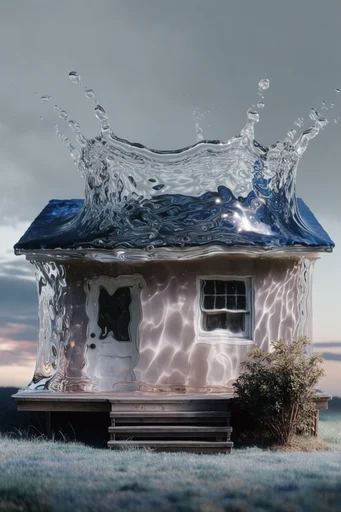 Hyper-Luminescent Fluid Realism style AI image example 4