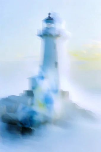 Ethereal Kinetic Cyan style reference image — shutter drag