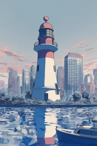 Graphic Surrealist Anime style reference image — vibrant high-contrast palette
