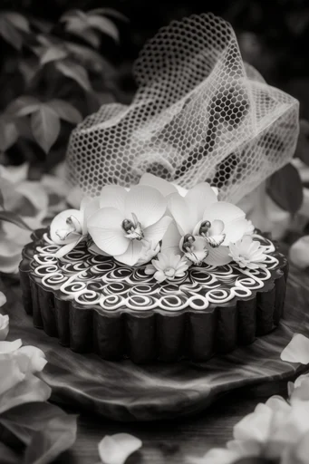 Ethereal Gothic Noir style reference image — tactile textile textures