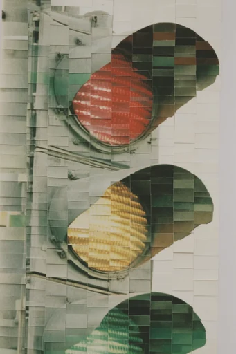 Deconstructed Analog Montage style reference image — analog paper texture