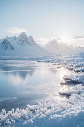 Luminous Aqueous Solitude style reference image — shimmering natural light