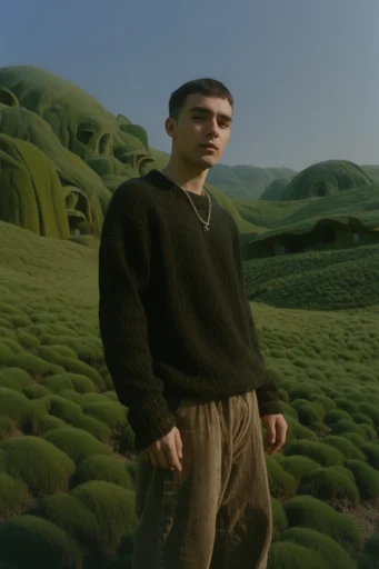Surreal Verdant Pastoralism style reference image — soft natural light