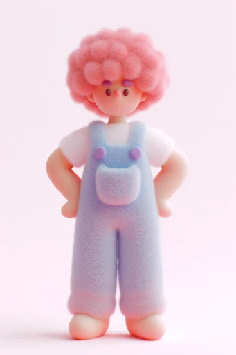 Plush Whimsical 3D moodboard — generate AI images in this style