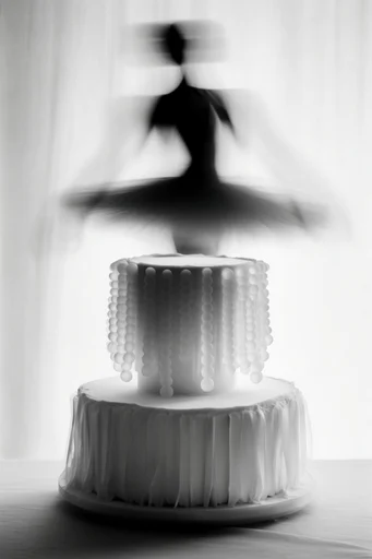 Ethereal Monochrome Silhouette style reference image — avant-garde composition