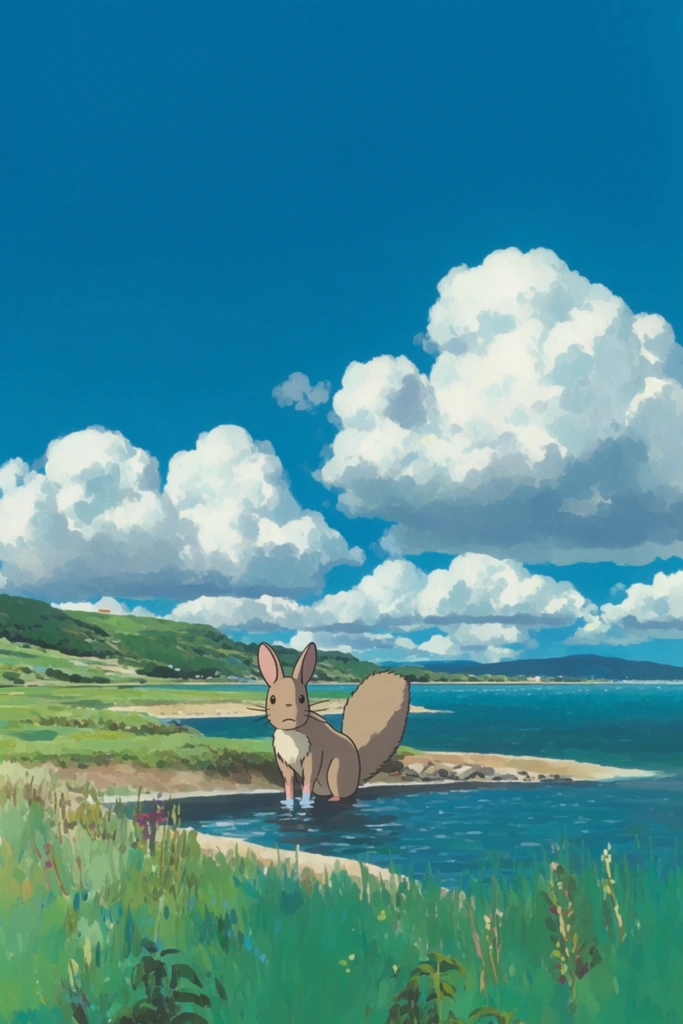 Vibrant Anime Escapism style AI image example 3