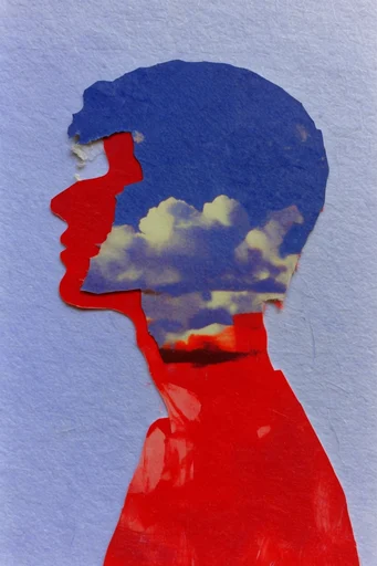 Cinematic Crimson Silhouette moodboard — generate AI images in this style