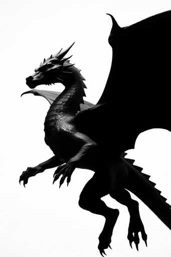 Graphic Monochrome Minimalism style reference image — sharp deep shadows
