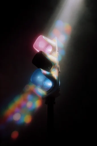 Prismatic Ethereal Glamour style reference image — vibrant light projection