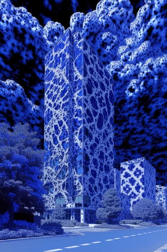 Electric Fractal Minimalism style reference image — fractal geometry
