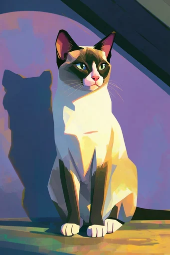 Graphic Urban Luminism style reference image — painterly texture
