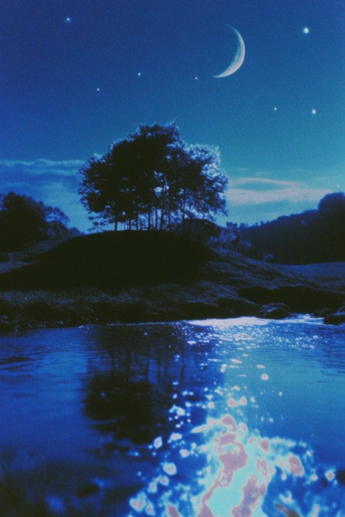 Luminous Cobalt Dreamscape style AI image example 2