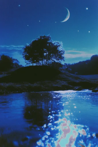 Luminous Cobalt Dreamscape style AI image example 2
