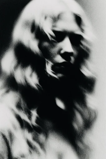 Monochrome Glitch Noir moodboard — generate AI images in this style