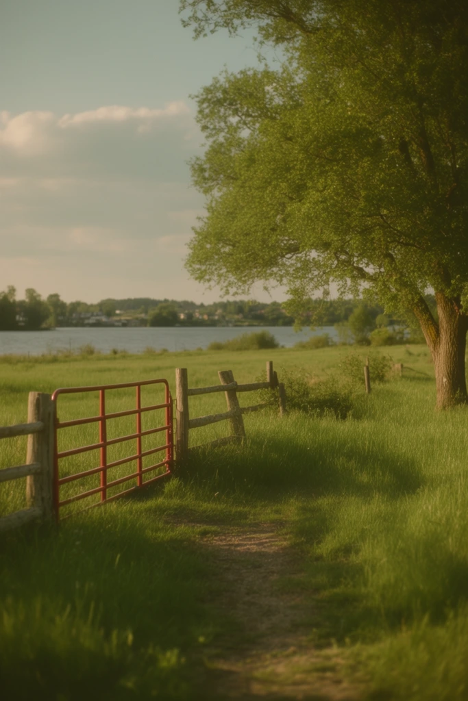 Nostalgic Cinematic Pastoral style AI image example 2