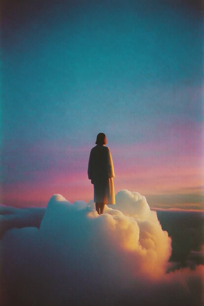 Nostalgic Twilight Surrealism style AI image example 2
