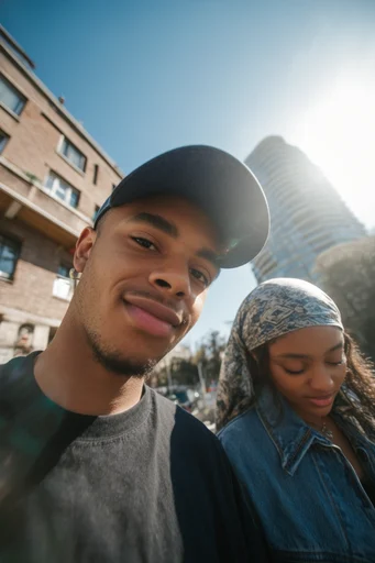Dynamic Urban Fisheye style reference image — fisheye lens