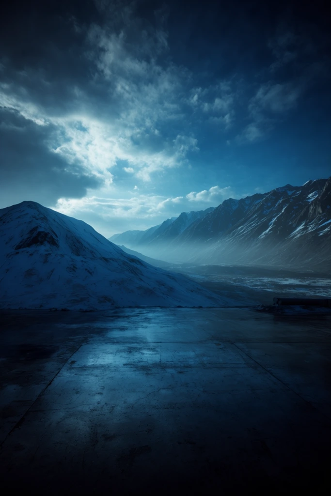 Cinematic Nocturnal Noir style AI image example 2