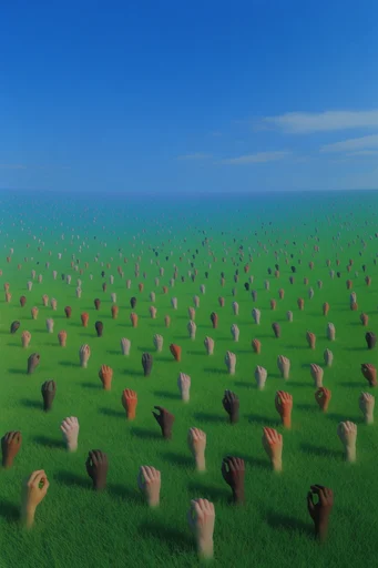 Surreal Infinite Liminality style reference image — infinite repetition