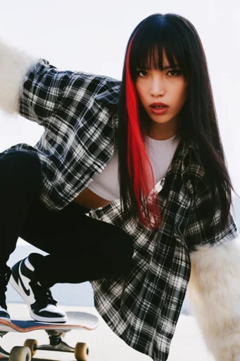Dynamic Fisheye Streetwear moodboard — generate AI images in this style