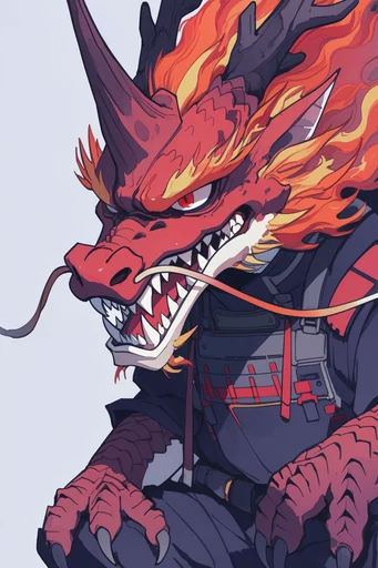 Bold Graphic Anime style reference image — high-contrast graphic style
