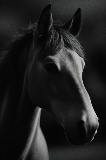 Intimate Chiaroscuro Noir style AI image example 3