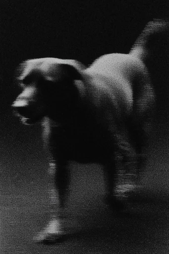 Cinematic Monochrome Noir style reference image — liminal atmosphere