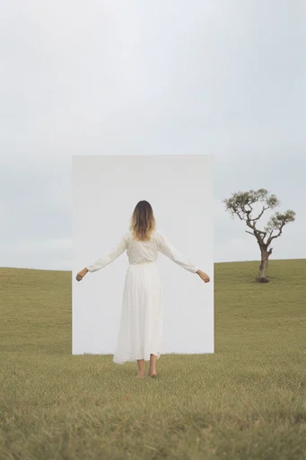 Minimalist Surreal Landscapes style reference image — conceptual art installation