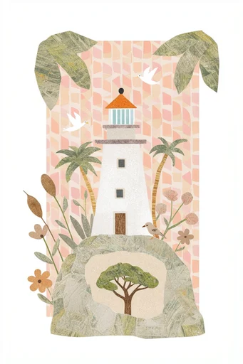 Whimsical Earthy Storytelling style reference image — isometric perspective