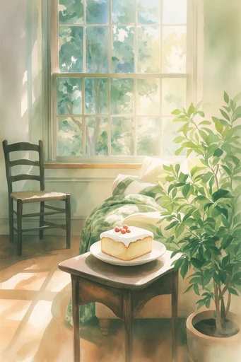 Luminous Impressionist Solitude style reference image — painterly brushstrokes
