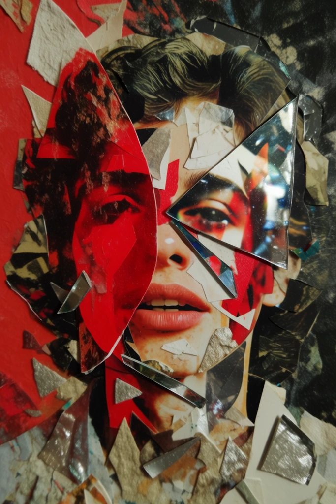 Fractured Prismatic Deconstruction style AI image example 1