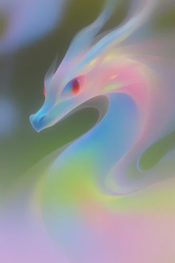 Luminous Fluid Gradient style reference image — luminous glow