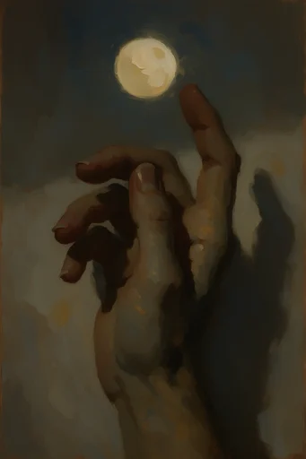 Atmospheric Nocturnal Romanticism style reference image — nocturnal atmospheric landscape