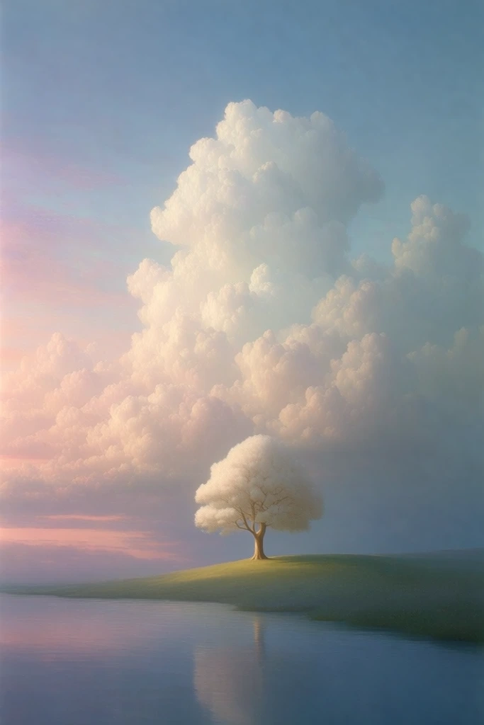 Ethereal Pastel Surrealism style AI image example 2