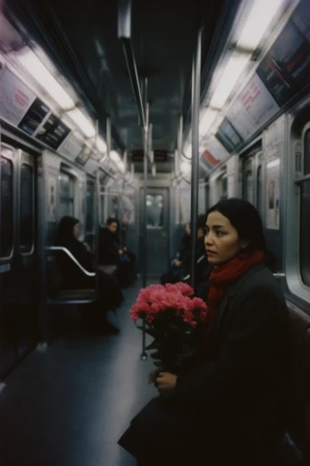 Cinematic Urban Solitude style reference image — analog texture