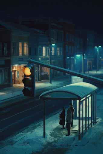 Nostalgic Cinematic Surrealism style reference image — retro-futuristic surrealism