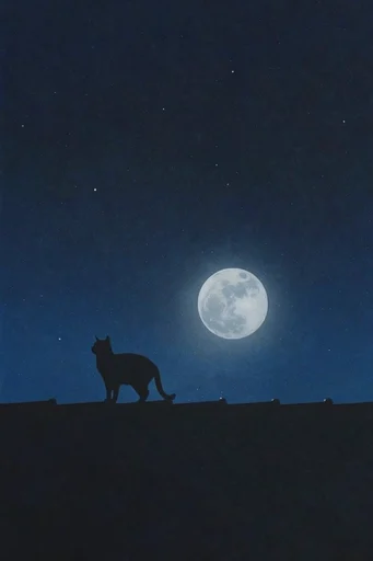 Ethereal Nocturnal Minimalism style reference image — ethereal light source