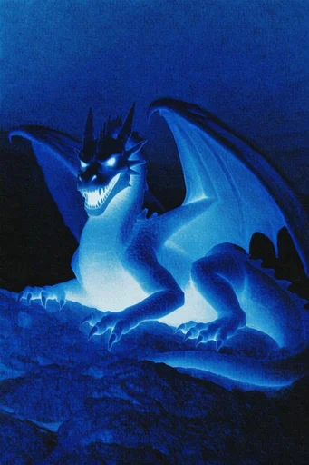 Luminous Cobalt Nocturne style reference image — ethereal glowing light
