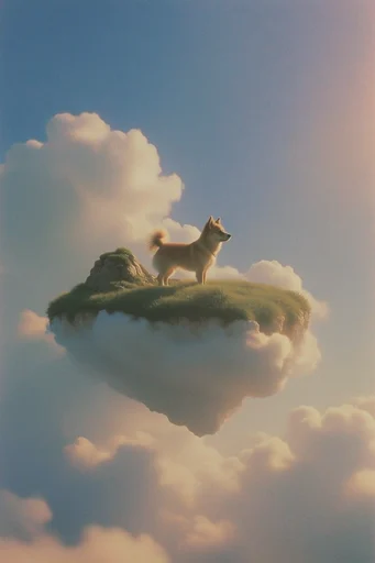 Ethereal Celestial Surrealism style reference image — symmetrical reflection