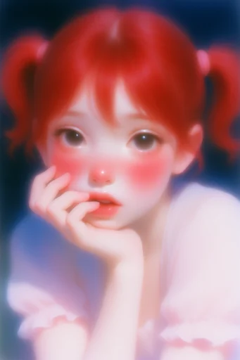 Ethereal Airbrushed Dollcore moodboard — generate AI images in this style