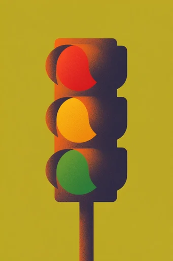 Textured Minimalist Pop style reference image — grainy gradient