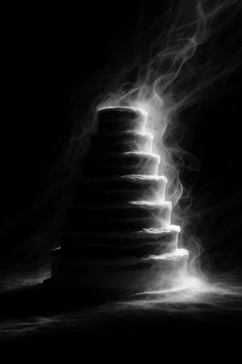 High-Contrast Noir Chiaroscuro style reference image — minimalist negative space
